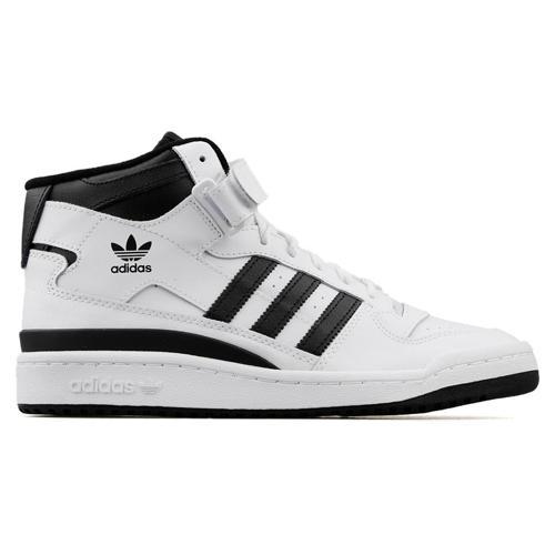 Orginals Forum Mid Leather Mid Sneaker Hakiki Deri Erkek Günlük Spor Ayakkabı Beyaz