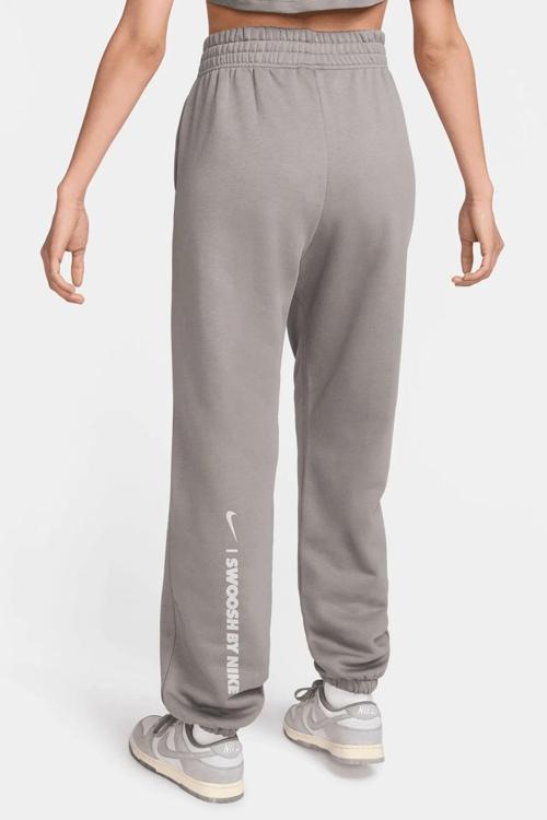Sportswear Fleece Loose Fit Women's Pant Kadın Bol Kesim Eşofman Altı Gri