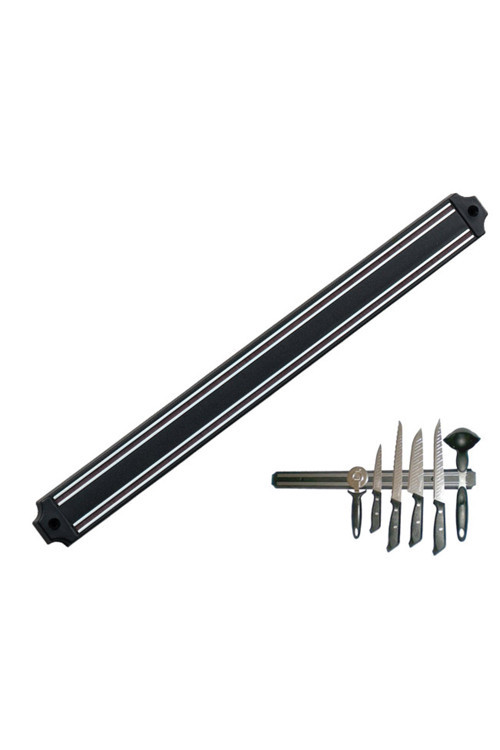 Mıknatıslı Bıçak Tutucu Stand - 49 Cm, Siyah