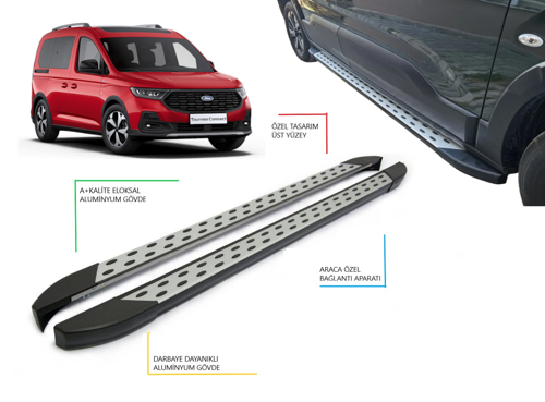 TOURNEO CONNECT KISA ŞASE NOKTALI YAN BASAMAK 2022 2023 2024 2025 2026 2027