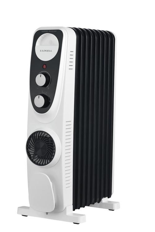 LUX09-FP-BW 9 Dilim 2400 Watt Turbo Fanlı Yağlı Radyatör