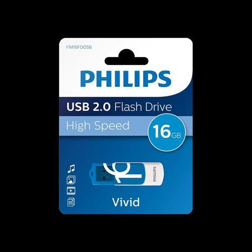 Phılıps Fm16fd05b, 16gb, Usb 2.0, Vivid, Okyanus Mavisi, Flash Disk