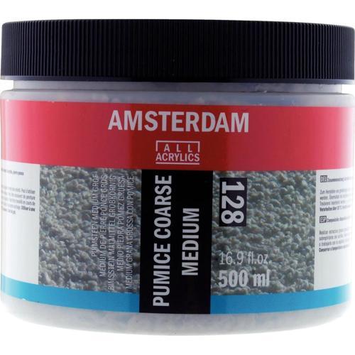 Amsterdam Pumice Coarse Medium Süngertaşı 128 Kalın Grenli Medyum 500 ml.