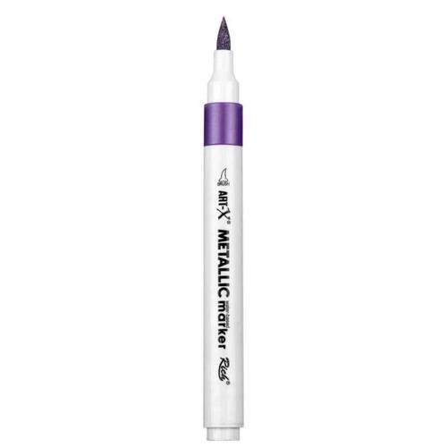 Supertrend Acrylic Metallic Marker Su Bazlı Yaldızlı Boyama Markörü Metalik Mor