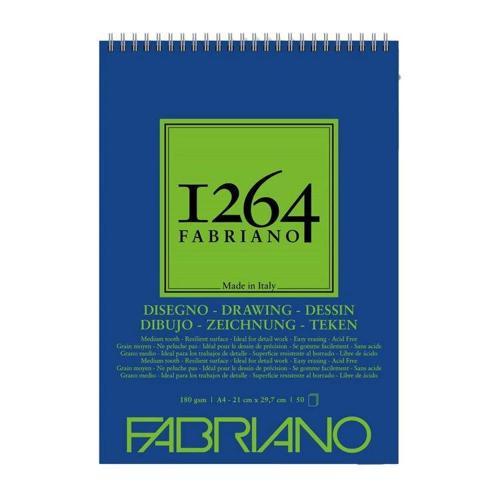 1264 Drawing Paper Üstten Spiralli Eskiz Çizim Defteri 180 gr. A4 50 yaprak