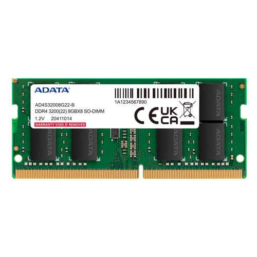 8GB DDR4 3200MHz 260Pin 1.2V Notebook Ram