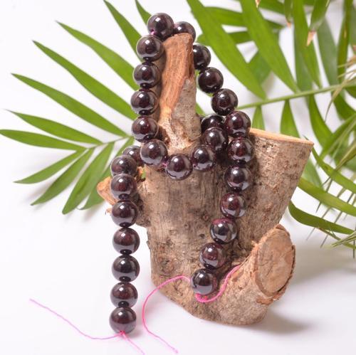 Lal Taşı Dizi 12 mm - Garnet Taşı