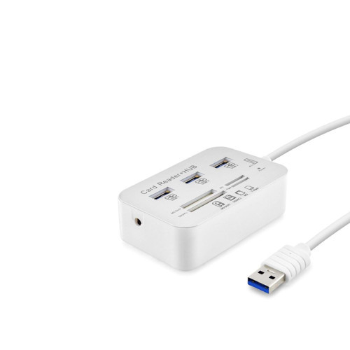 Evimdeyok Usb3.0 Hub Combo 3*Usb3.0 + Ms + Sd + M2 + Tf 20Cm Beyaz HDX7028