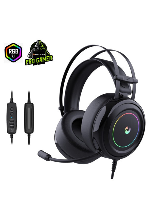 Nıghtsılver Sage Ultimate Profesyonel 7.1 Rgb Gaming Oyuncu Kulaklığı