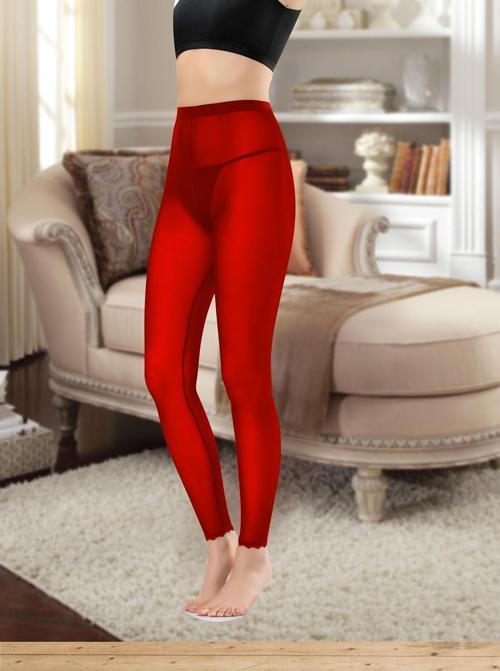 Uzun Transparan Kadın Tayt 479K