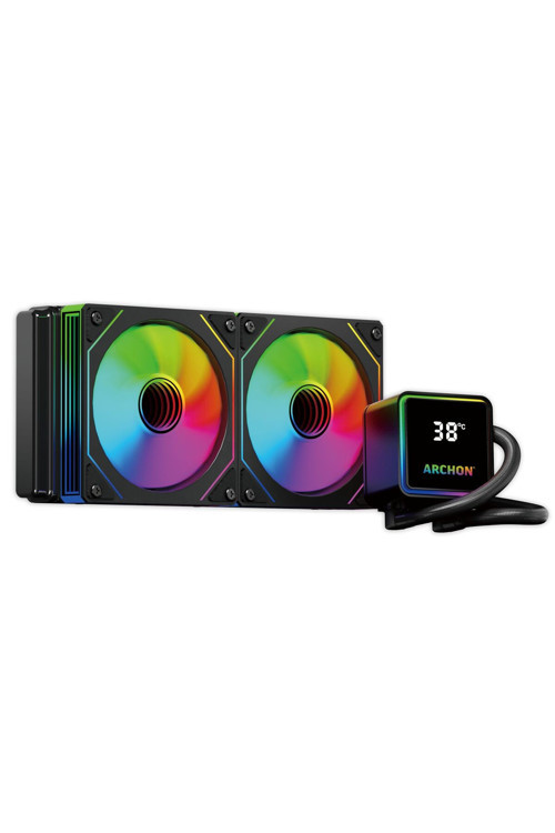 Forza-240 240Mm A-Rgb Fanlı Cpu Soğutucu Sıvı Soğutma Sistemi İşlemci Fanı Siyah