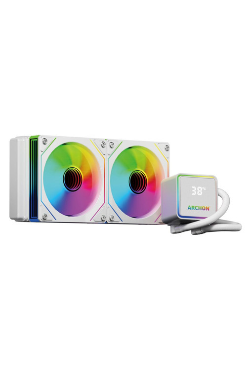 Forza-240 240Mm A-Rgb Fanlı Cpu Soğutucu Sıvı Soğutma Sistemi İşlemci Fanı Beyaz