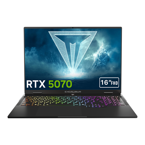 Excalibur G915 Core i7-13620H 24GB 1TB 8GB RTX5070 16" W11 Pro Gaming Laptop G915.1362-CF70R-C