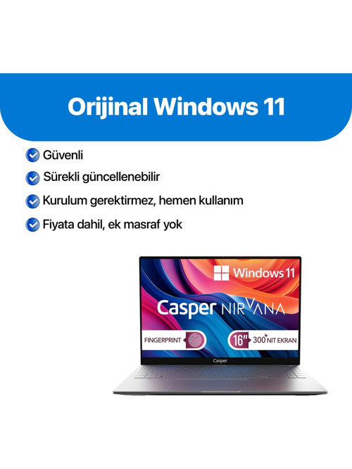 Nirvana S100 300NIT Intel Core Ultra 7-255H 24GB DDR5 1TB SSD 16" W11H Laptop S100.255H-CF00A-G-F