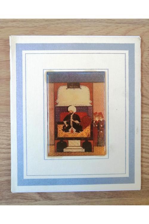 16. Yüzyıl Topkapı Sarayı Müzesi Osmanlı Minyatürü Padişah Huzurunda Ulufe Dağıtılması Kartpostal