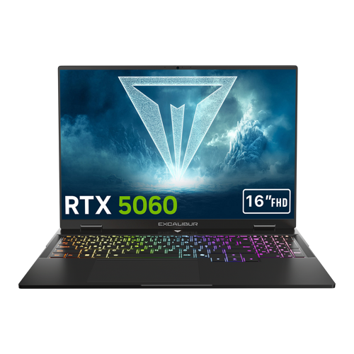 Excalibur G915 Core i7-13620H 24GB 2TB 8GB RTX5060 16" Freedos Gaming Laptop G915.1362-CX60X-C