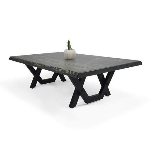 Doğal Ağaç Masif Hibrit Kütük Yemek Masası ve Sehpa 75cm x 115cm