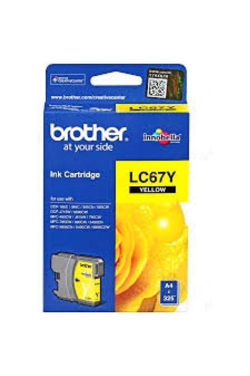 Lc67Y Sarı Orijinal Mürekkep Kartuş 325 Sayfa Dcp385C Mfc490Cn Mfc790Cn
