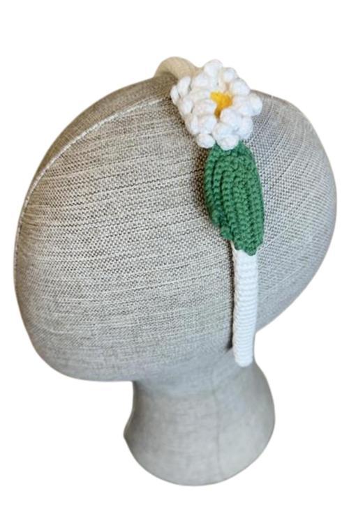 - İREM 3914 4631 El Yapımı Papatya Tasarımlı Kız Çocuk Saç Aksesuarı / Taç