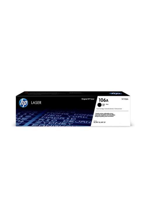 W1106A (106A) Siyah inal Toner Laserjet Mfp 137Fnw, M135A, M135W, M107A, M107W
