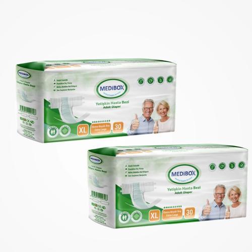 box Yetişkin Bel Bantlı Hasta Bezi (XL) X Large | 60 Adet
