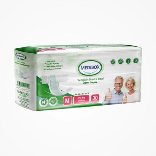 box Yetişkin Bel Bantlı Hasta Bezi (M) Medium | 30 Adet