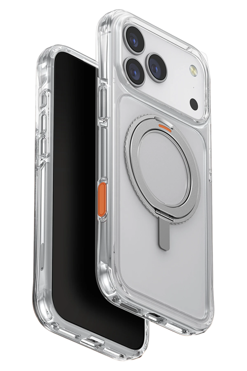 İphone 17 Pro Kılıf Swivix Döner Metal Standlı Koruyucu Premium Dayanıklı Kapak
