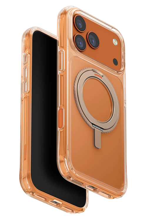 İphone 17 Pro Kılıf Swivix Döner Metal Standlı Koruyucu Premium Dayanıklı Kapak