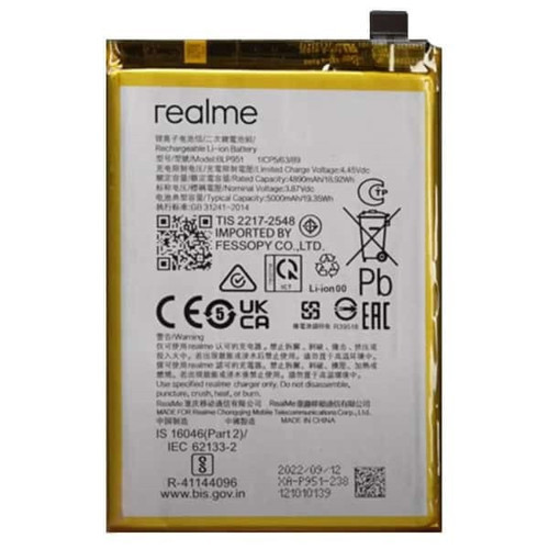 Realme 10 Pro Plus 5g Pil Batarya BLP951