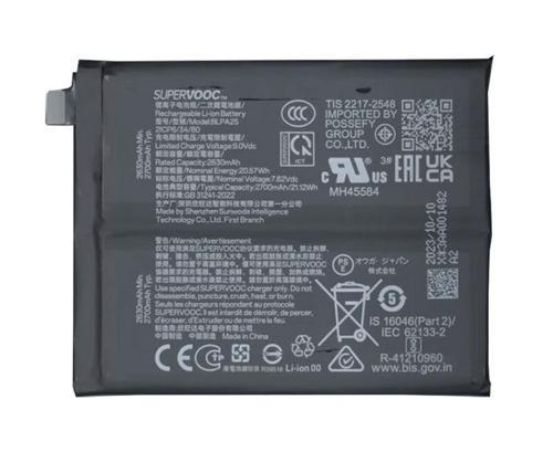 OnePlus 12 (5g) Pil Batarya BLPA25 CPH2573/81/83