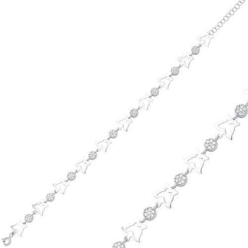 925 Ayar Gümüş Kelebek Bileklik (BC-9C4210)