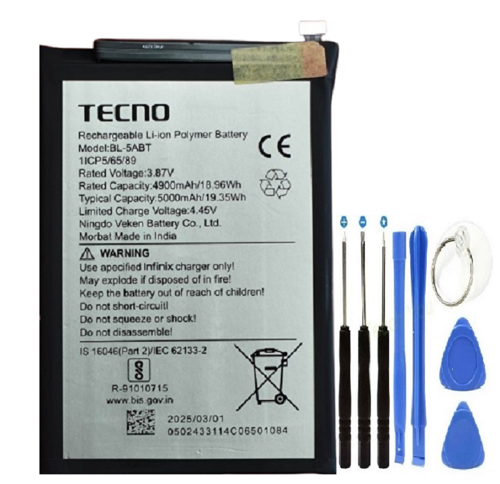 İnfinix Hot 50i Pil Batarya BL-5ABT + Tamir Seti