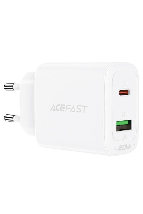 Duvar Tipi Fiş Hızlı Şarj Başlık 20W Type-C Ve Usb-A Seyahat Şarj Cihazı Pd20W Şarj