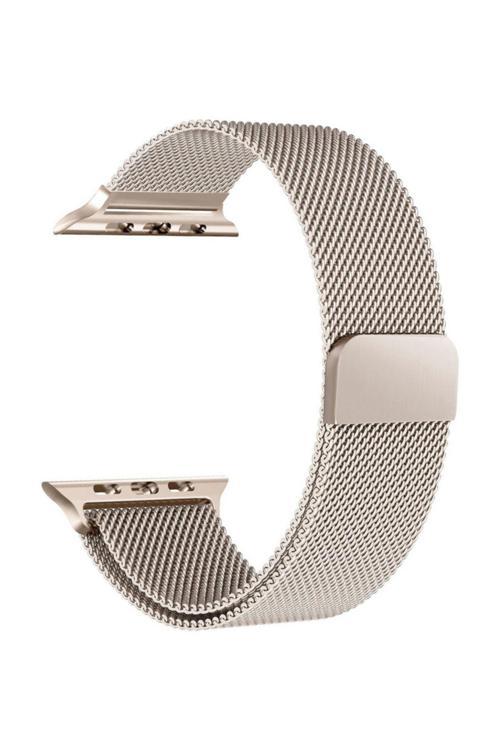 Apple Watch Için 42Mm Mıknatıslı Metal Kayış Kordon Rose Gold