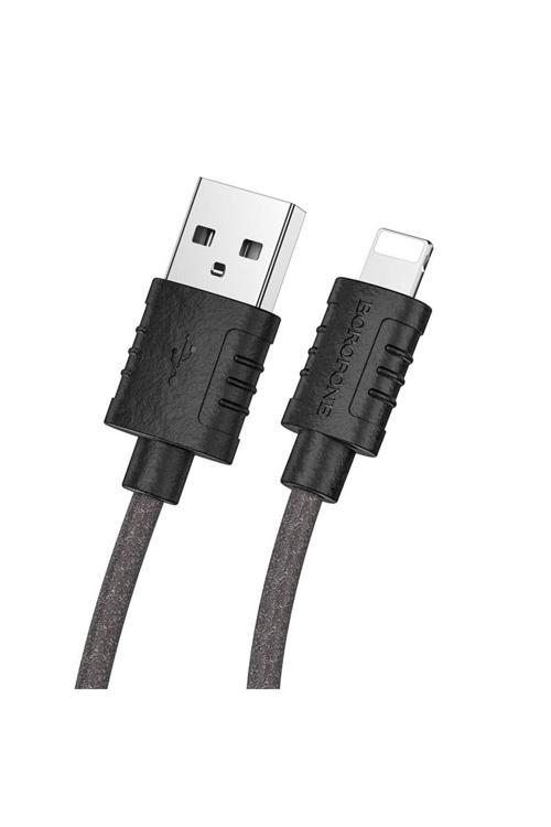 İphone İle Uyumlu 2.4A Şarj Ve Data Kablo Usb To Lightning - 1 Metre - Bx52