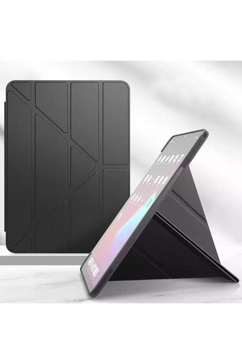 Galaxy X910 İle Uyumlu Tab S9 Ultra 14.6' Kalem Bölmeli Standlı Uyku Modlu Attravtive Smart Cover