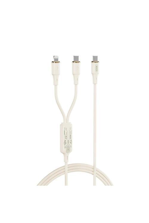 100W Type-C 27W Type-C To Iphone Uyumlu Pd Fast Hızlı 2 In 1 Data Şarj Veri Kablosu Nb-Q262