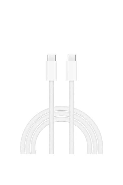 Type - C To Type C Hızlı Şarj Ve Data Kablo İphone 15 Uyumlu Usb-C To Usb-C Uyumlu 1 Metre