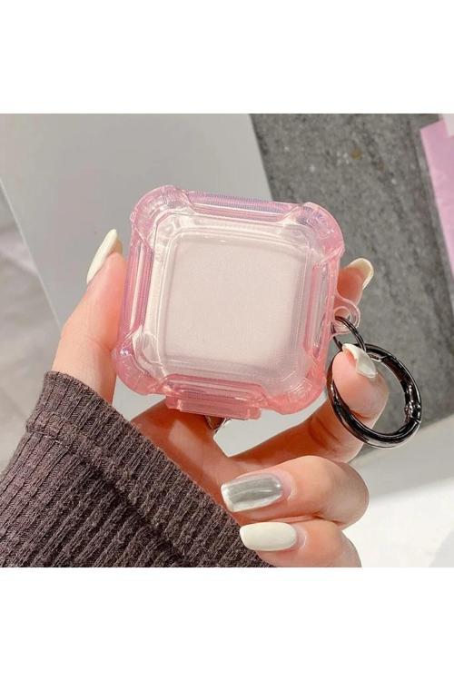 Galaxy Buds Pro İle Uyumlu Transparan Şeffaf Renkli Forever Kancalı Sert Koruma Kirden Koruyan