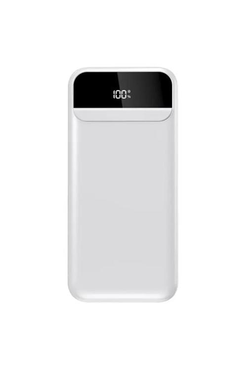 Lcd Ekranlı Powerbank Portatif Şarj Cihazı 20000 Mah 2 Usb Çıkışlı Taşınabilir Güç Bankası X04
