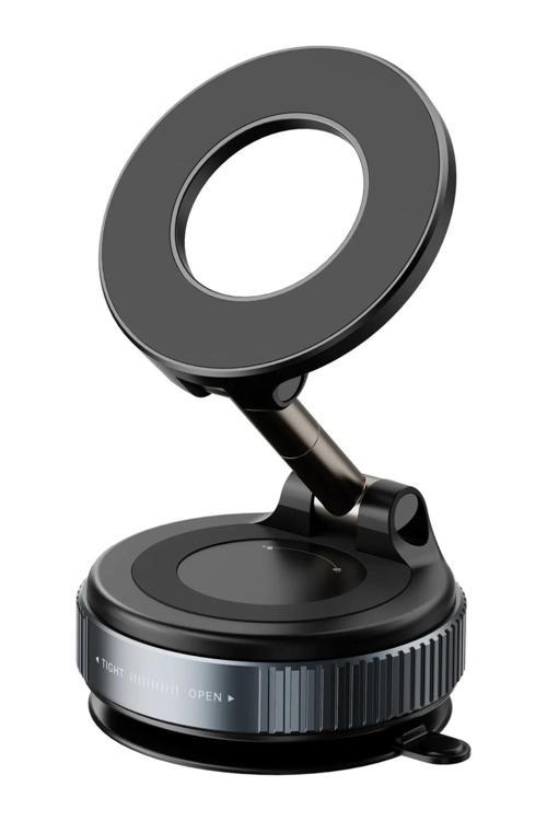 Kablosuz Araç Içi Telefon Tutucu Araç Içi Montaj Güçlü Vakumlu Manyetik Telefon Tutucu