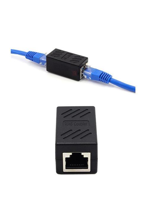 1 Portlu Ethernet Splitter, Tek Lan Kablosu, Ethernet Bölücü, Rj45 Dişi Adaptör Konnektörü
