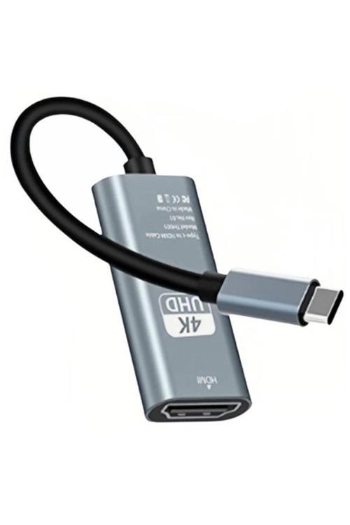 Type-C To Hdmı Kablo, 4K 30Hz Yüksek Hızlı, Tip C To Hdmi Kablo Usb C To Hdmı Görüntü Aktarım Zr859