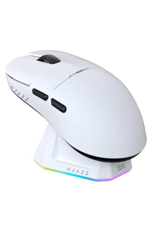 Ajazz Aj159 Pro 3 Modlu 8000Hz 26.000 Dpı Manyetik Şarj İstasyon Paw 3395 Optik Sensör Gaming Mouse