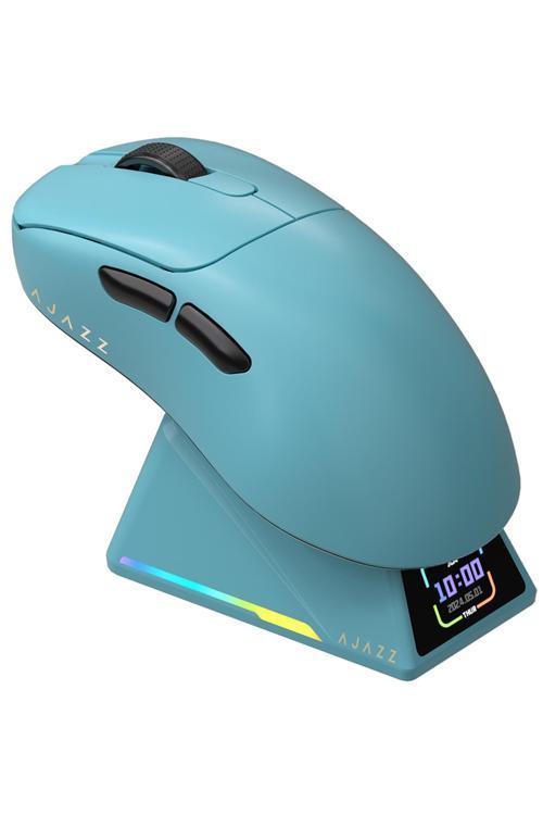 Ajazz Aj179 Apex 42000 Dpı Manyetik Şarj Istasyonu Tft Ekranlı Mouse Paw 3950 Sensör 8K Dongle