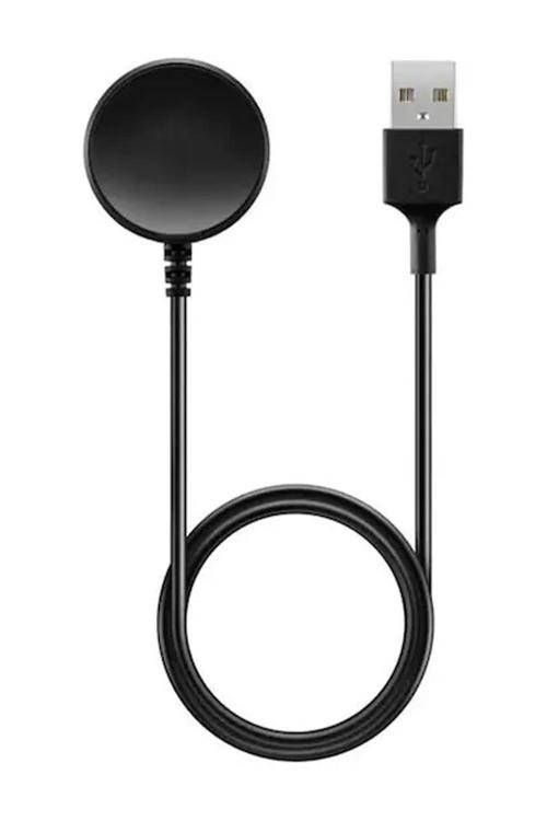 Samsung Galaxy Watch 6 İle Uyumlu Akıllı Saat Usb Şarj Aleti Akıllı Saat Şarj Kablosu Manyetik Siyah