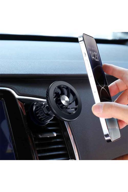 Mıknatıslı Araç İçi Telefon Tutucu Havalandırma Montaj Telefonu 360 Derece Döndürebilir Ml216