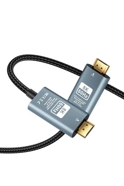 Hdmı To Hdmı Kablo, 8K 60Hz 200Cm Yüksek Hızlı, Hdmı Kablo 2 Metre Zr860