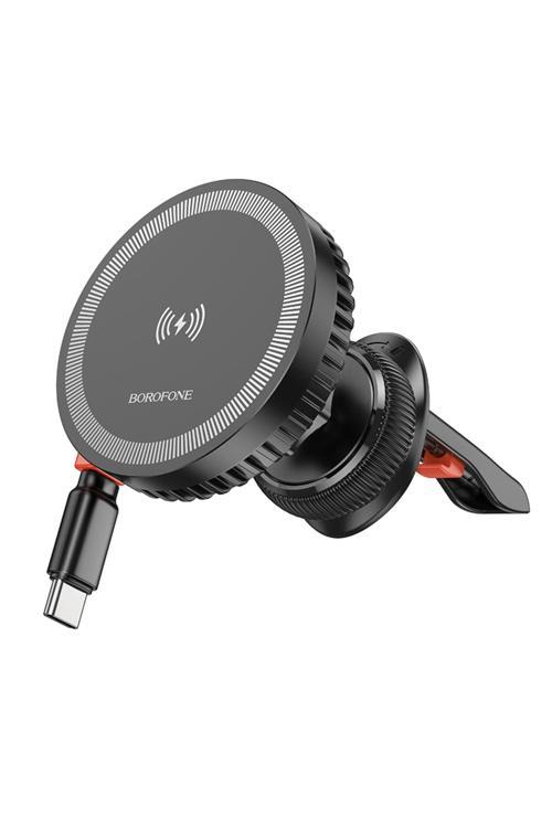 Magsafe İle Uyumlu Kablosuz Hızlı Şarj, 5W/7.5W/10W/15W Çıkış, 4.5-7.0 İnç - Abs + Silicone Bh207
