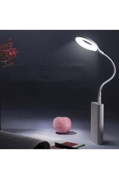 İngilizce Ses Komut Özellikli Usb Gece Lambası Esnek Kaz Boyunlu Akıllı Led Okuma Lambası Lk50